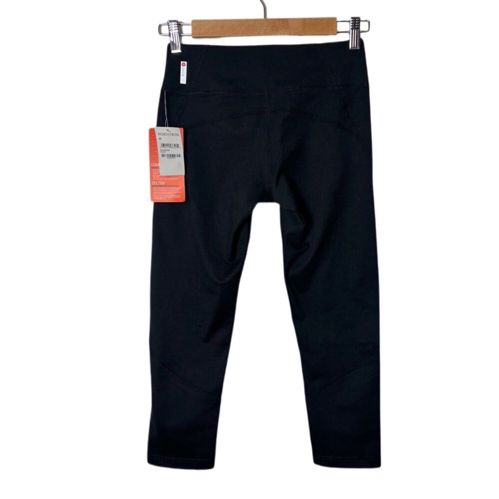 NWT Zella Live in leggings Cropped Slim Fit compression stretch Woman's XS Black